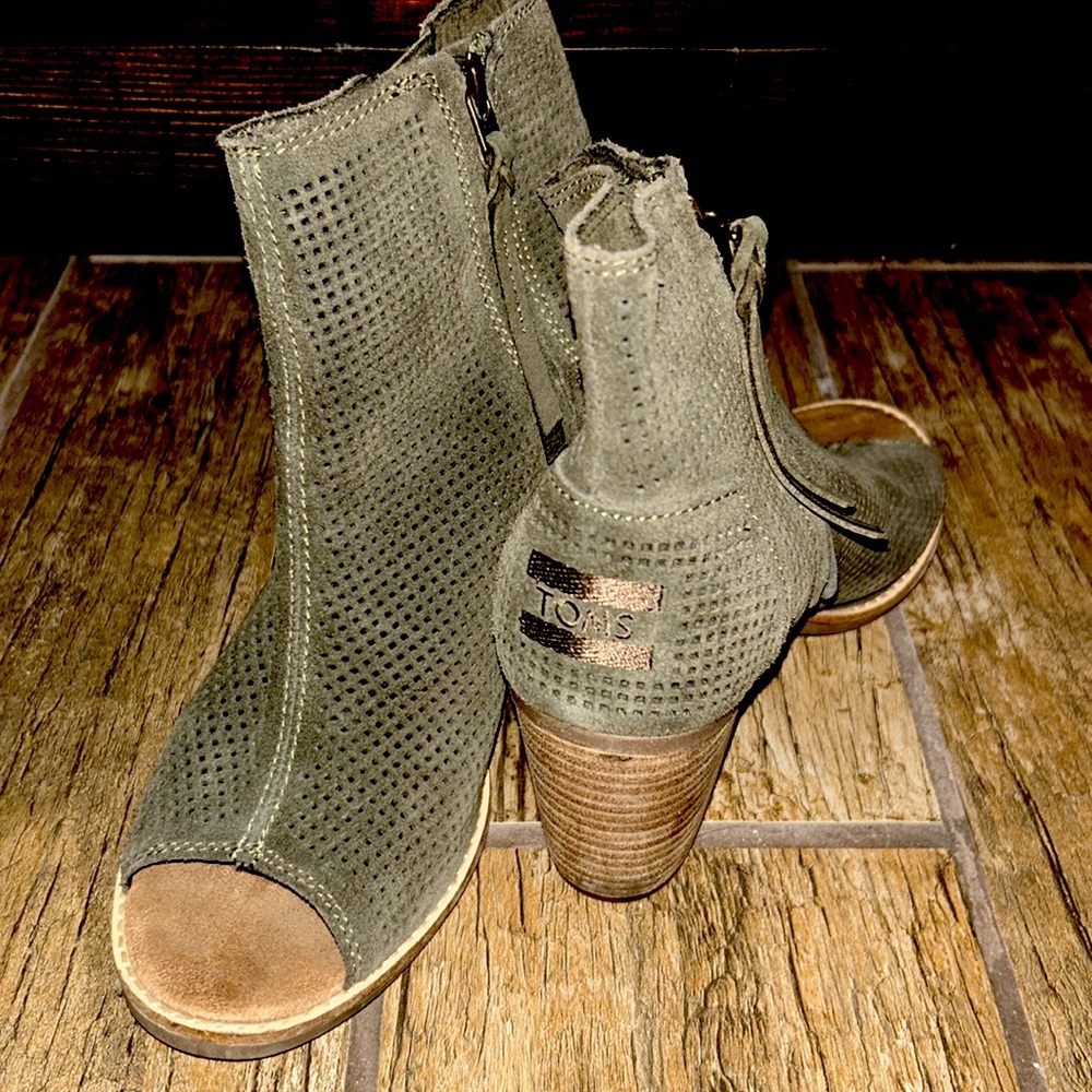 Tom’s Open Toe Bootie